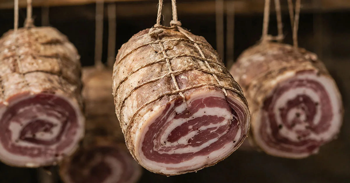 Air-dried whole muscle charcuterie