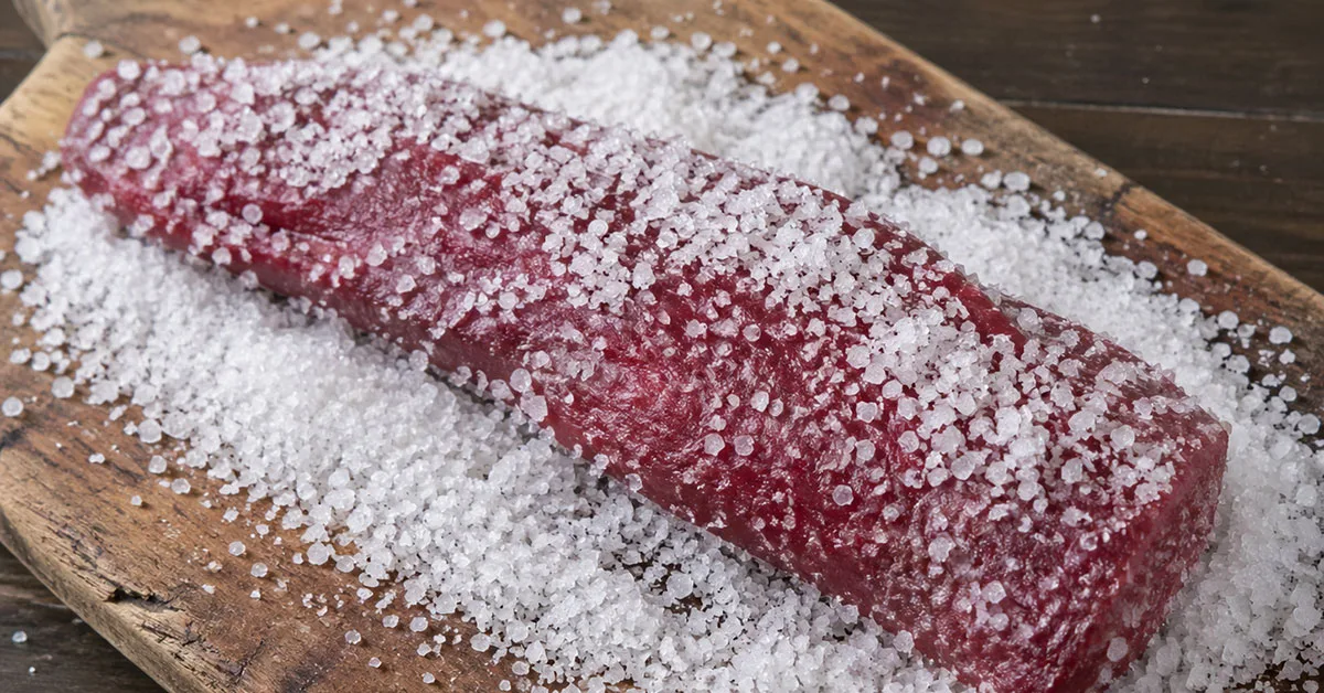 Salt Cured Carpaccio