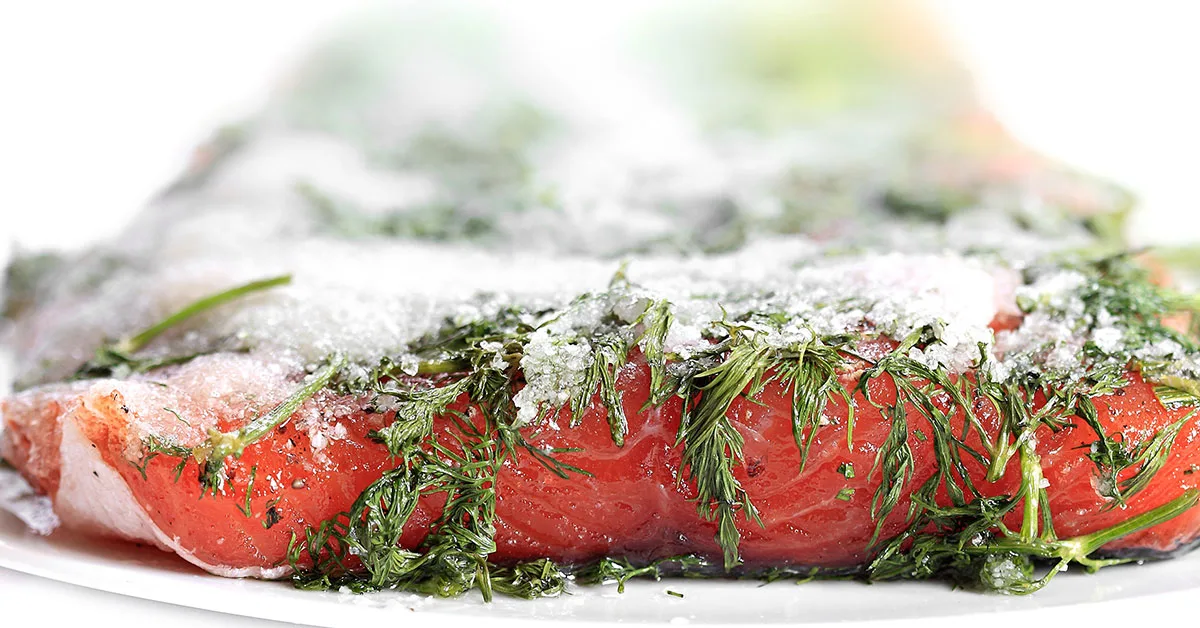 Salt Cured Gravlax